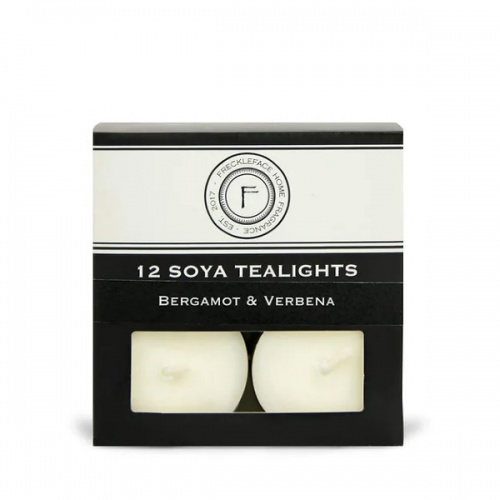 Bergamot Verbena Fragranced Tea Lights by Freckleface Home Fragrance